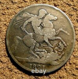 Grande-bretagne 1821 Crown Coin Km # 680.1