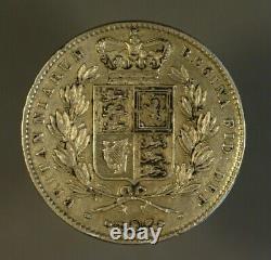Grande-bretagne 1845 Crown Cleaned (marque De Punch Sur La Joue, Toujours Agréable) A474