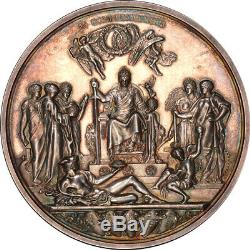 Grande-bretagne 1887 Victoria Jubilé D'or Relief Médaille D'argent Pcgs Sp-62