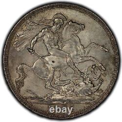Grande-bretagne 1902 1 Crown Silver Coin Uncirculé+