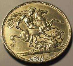 Grande-bretagne, 1902 Edouard VII De La Couronne. 256000 Mintage