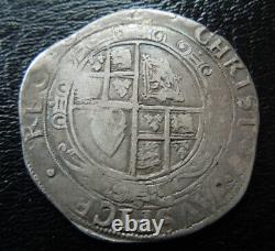 Grande-bretagne C1625-1649 King Charles I Tower Mint Half 1/2 Crown Silver Coin
