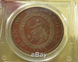 Grande-bretagne George III Modèle De Cuivre Bank Of Eng. Dollar 1804 Pcgs Pr55 Rare