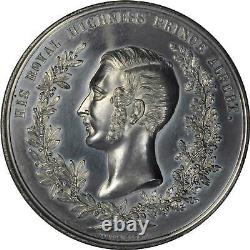 Grande-bretagne. Grande Exposition Prince Albert - White Metal, 1851. État Mint
