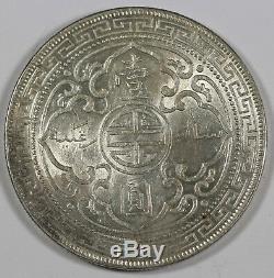 Grande-bretagne Royaume-uni 1911 B Commerce Dollar En Chine $ 1 Argent Monnaie Choix Unc