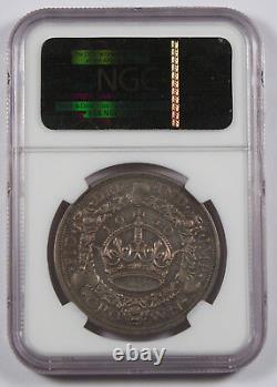 Grande-bretagne Royaume-uni 1930 Crown Silver Coin Ngc Vf35 Original Toned Km# 836