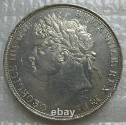 Grande-bretagne Royaume-uni George IV Crown 1821 Silver Coin St. George Slaying Dragon