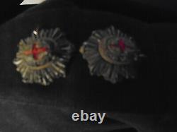 Household Cavalry Blues & Royals Vintage Officers Cloak Kings Crown Daté De 1929