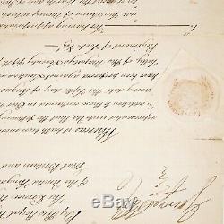 Le Roi George III Document Signé George IV Autograph Prince Héritier Dowton Abbey Royaume-uni