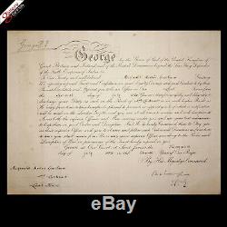 Le Roi George V Signé Nomination Autograph Document De La Couronne Dowton Abbaye Royale