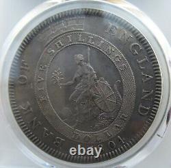 Pcgs Au58 Grande-bretagne Royaume-uni Angleterre 1804 George III Silver Coin 5 Shillings