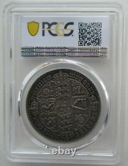 Pcgs Pr61 Grande-bretagne Royaume-uni 1847 Reine Victoria Gothic Proof Silver Coin 1 Couronne