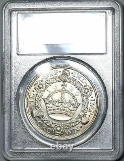 Pièce d'argent de Grande-Bretagne de 1929, George V, Couronne, PCGS MS 63, 4994 frappées (17122105D)