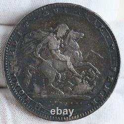 Pièce d'argent de couronne de Grande-Bretagne (Roi George III) de 1820 LX