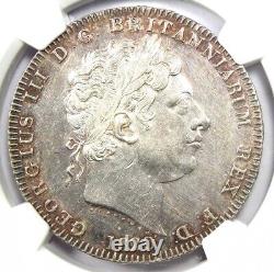 Pièce de couronne George III de Grande-Bretagne Angleterre de 1820. Détail non circulé certifié par le NGC UNC MS.