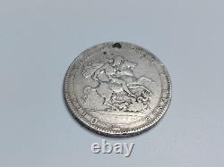 Pièce de couronne en argent du roi George III de Grande-Bretagne, 1819 LIX Edge