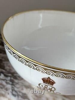 Provenance Royale Buckingham Palace George V China Crown Slop Bowl Antique Gvr
