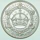 Rare 1928 George V Wreath Crown, Pièce D'argent Britannique Seulement 9034 Struck Ef