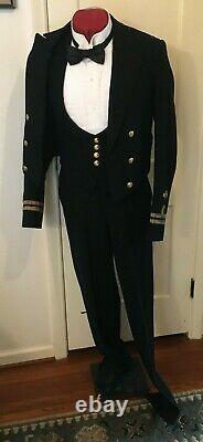 Ww2 Royal Navy Lt. Uniforme Pilot's Mess Dress Avec Croissance Et Vêtements D'or